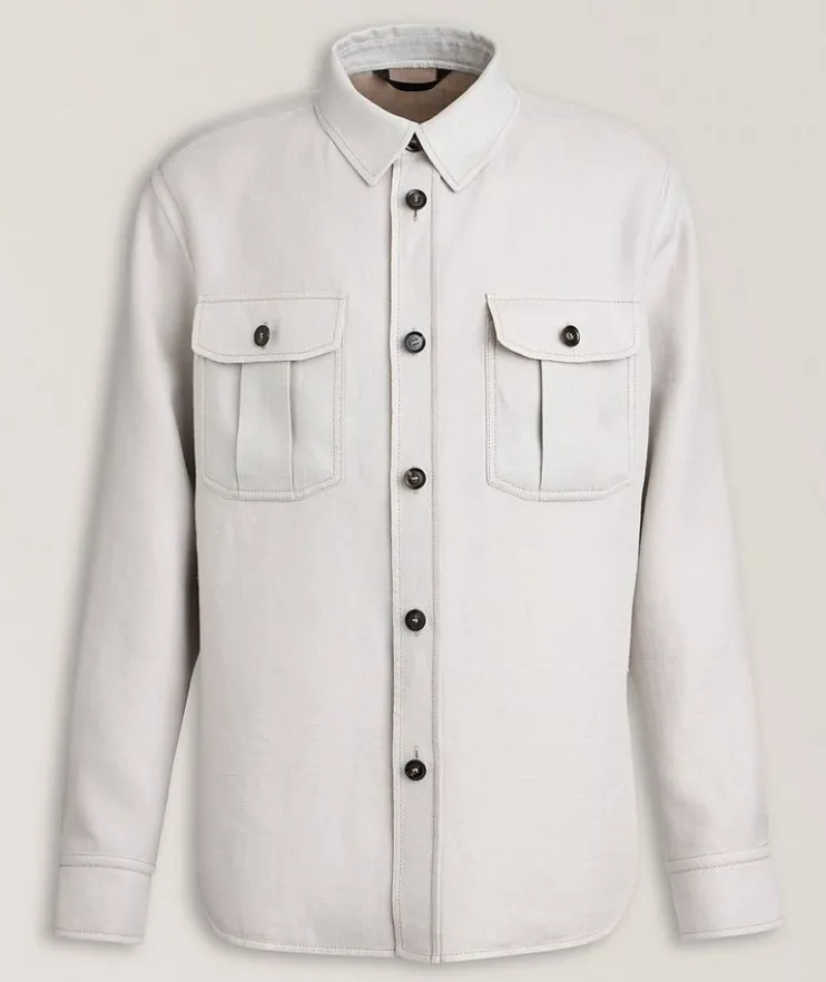 Vagabond Linen-Wool Overshirt
