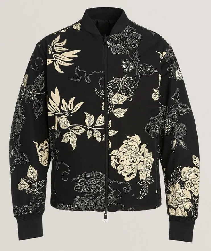 Vandea Reversible Floral Bomber Jacket