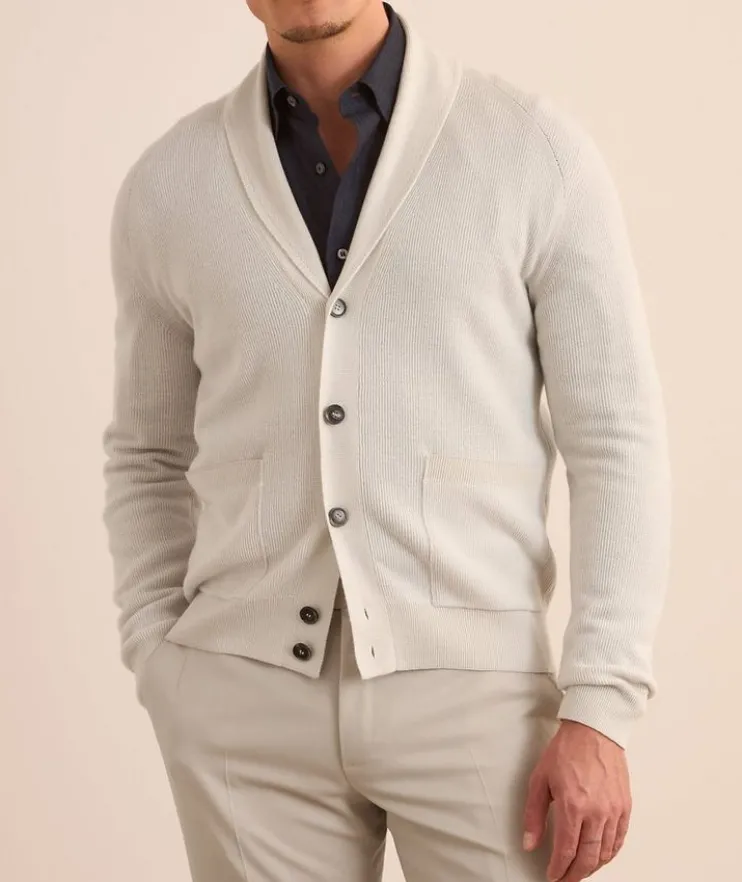 Vanisé Cashmere-Wool Shawl Cardigan
