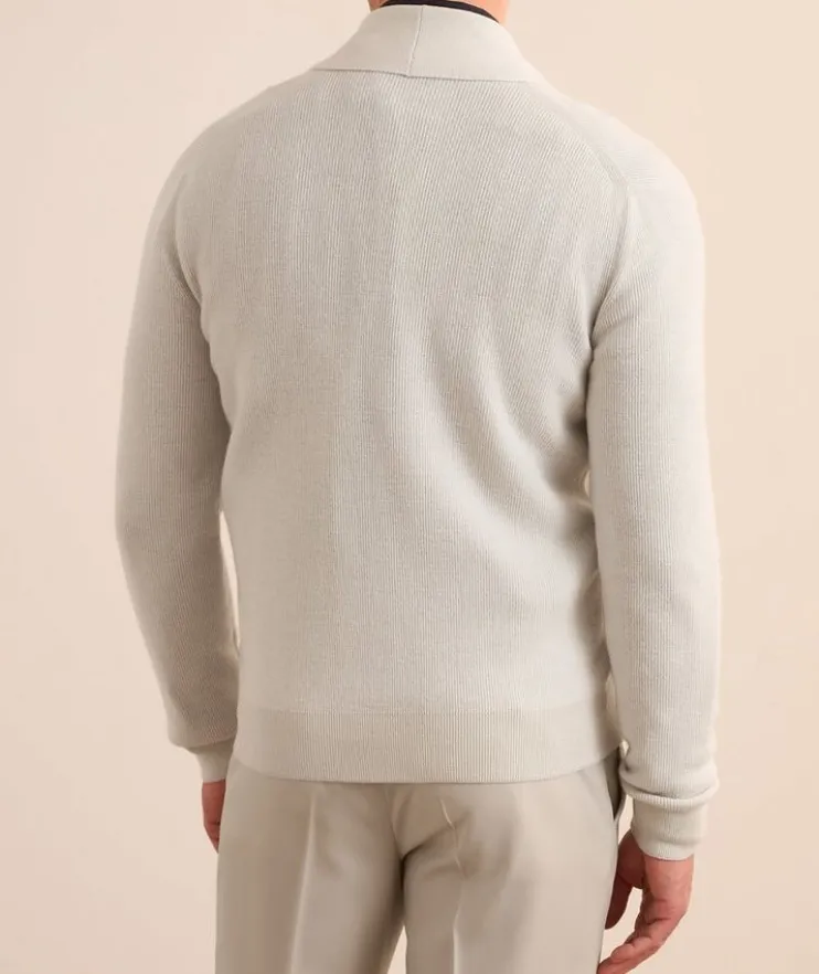 Vanisé Cashmere-Wool Shawl Cardigan