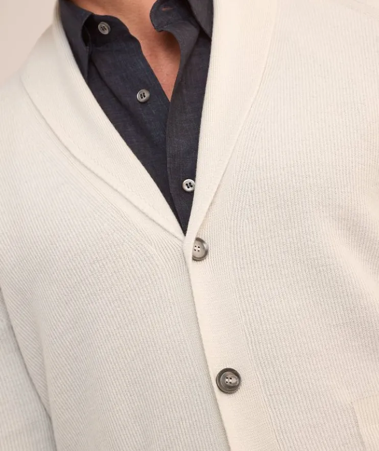 Vanisé Cashmere-Wool Shawl Cardigan