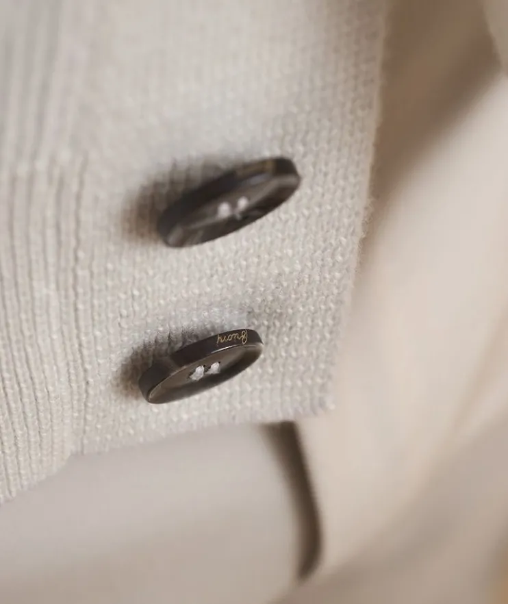 Vanisé Cashmere-Wool Shawl Cardigan