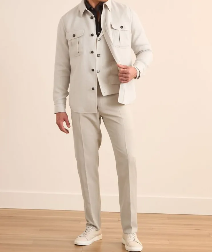 Vanisé Cashmere-Wool Shawl Cardigan