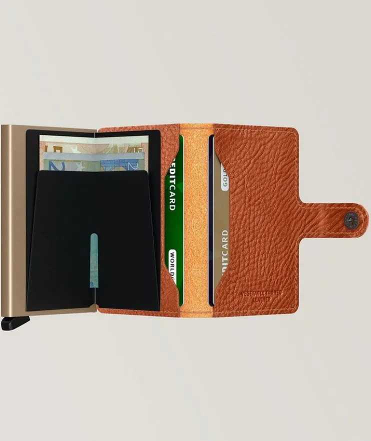 Vegetable-Tanned Leather Miniwallet