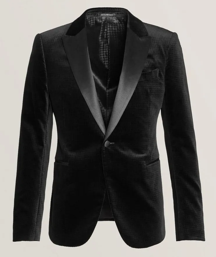 Velvet Herringbone Dinner Jacket