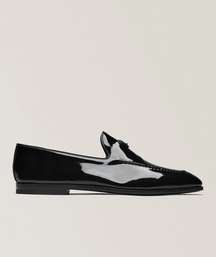 Venetian Logo Patent Leather Loafers