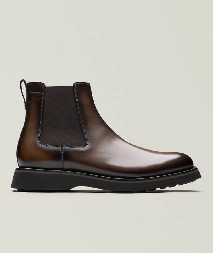 Venezia Leather Chelsea Boots