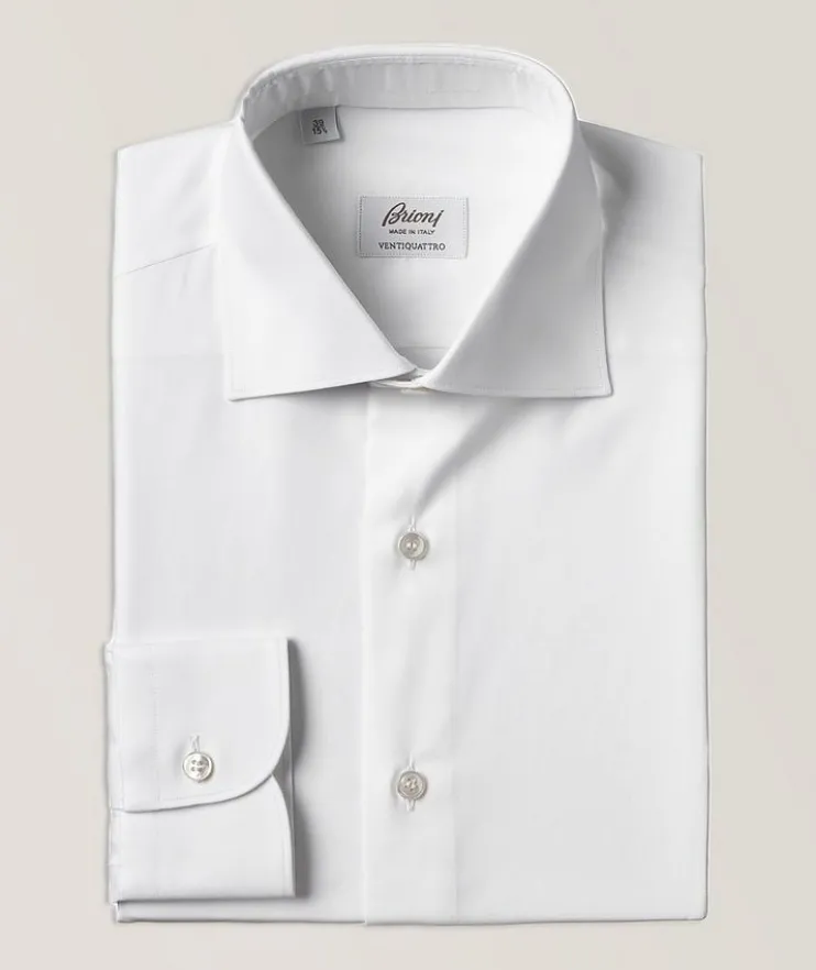 Ventiquattro Fabric Twill Dress Shirt