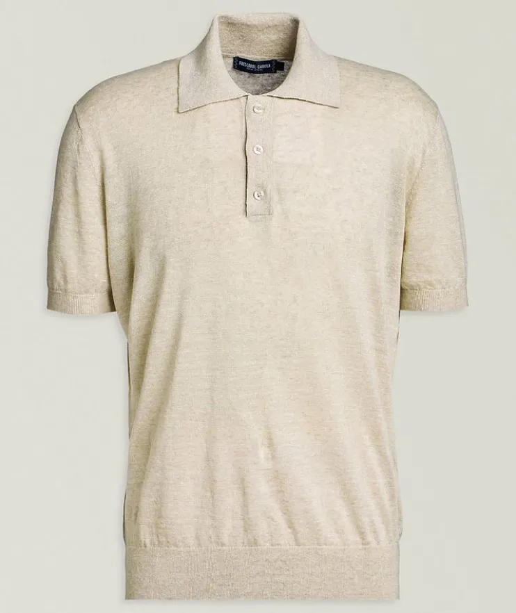 Vidal Linen Knitted Polo