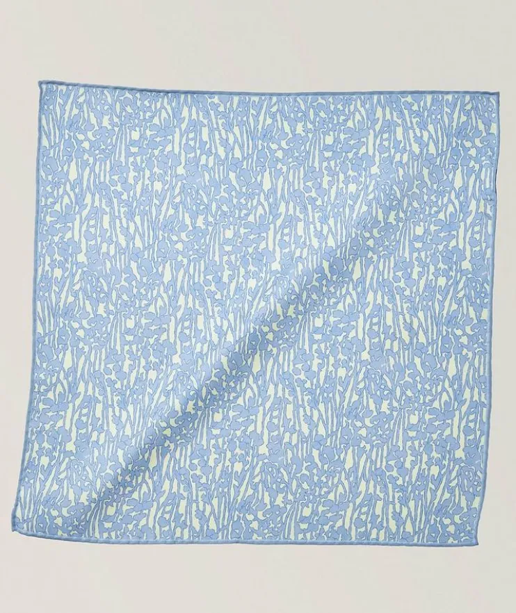 Vines Silk Pocket Square
