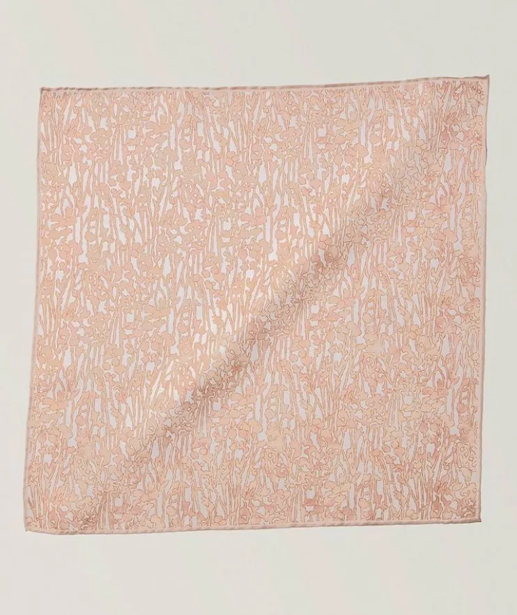 Vines Silk Pocket Square