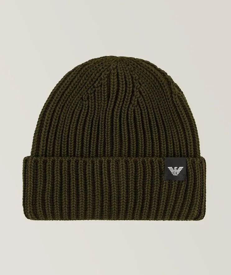 Virgin Wool Fisherman's Rib Toque