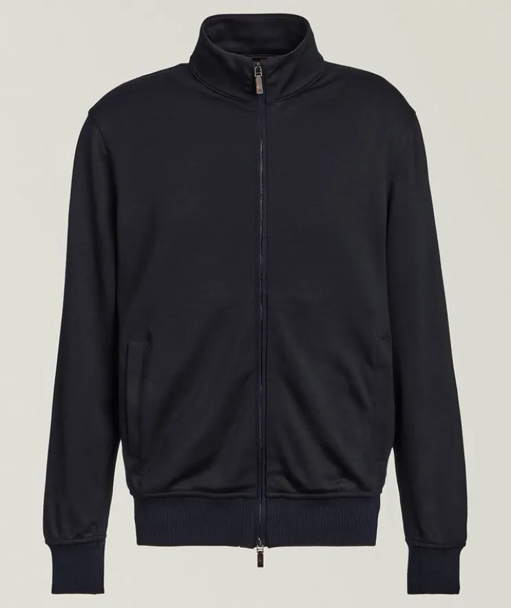 Virgin Wool Full-Zip Bomber