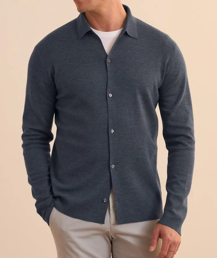Virgin Wool Knit Shirt