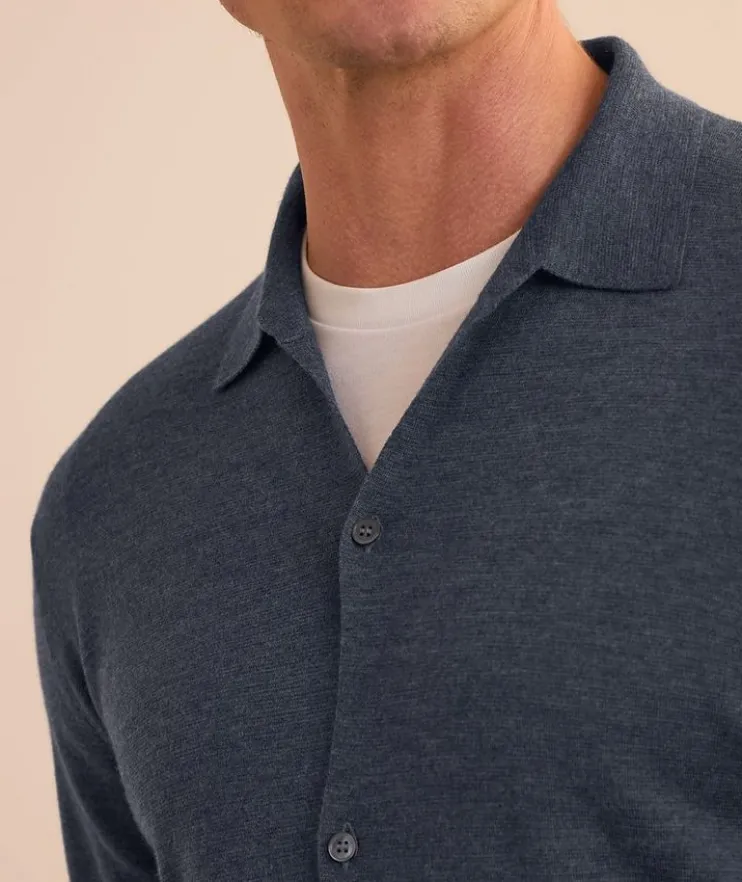 Virgin Wool Knit Shirt