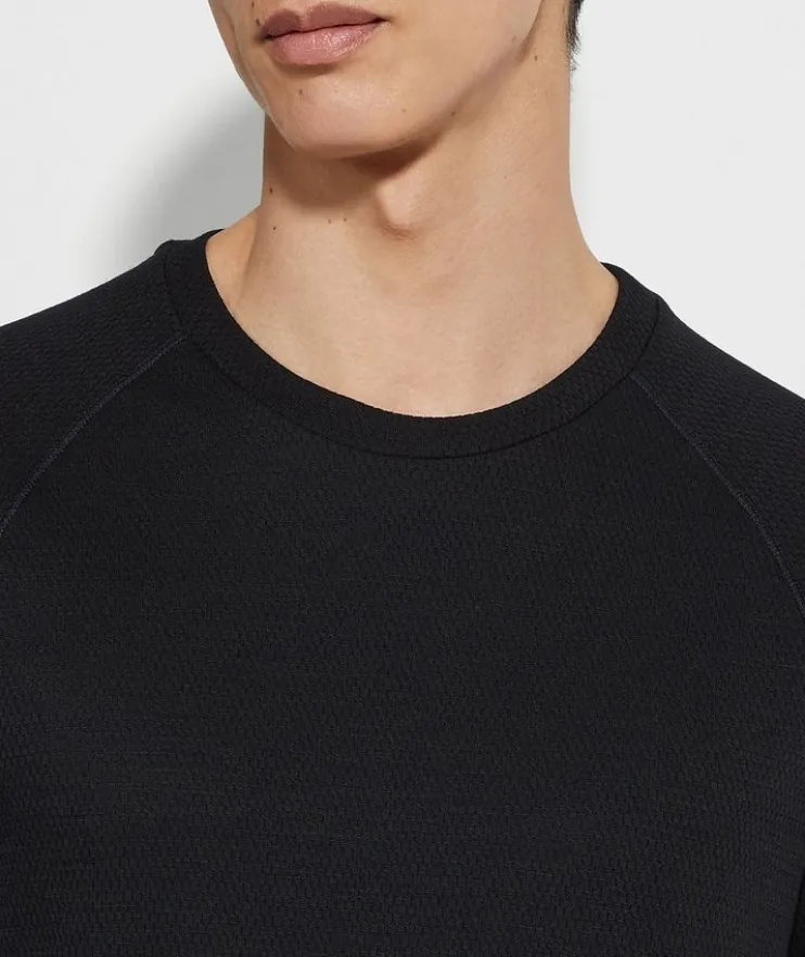 Virgin Wool Long-Sleeve Raglan T-Shirt