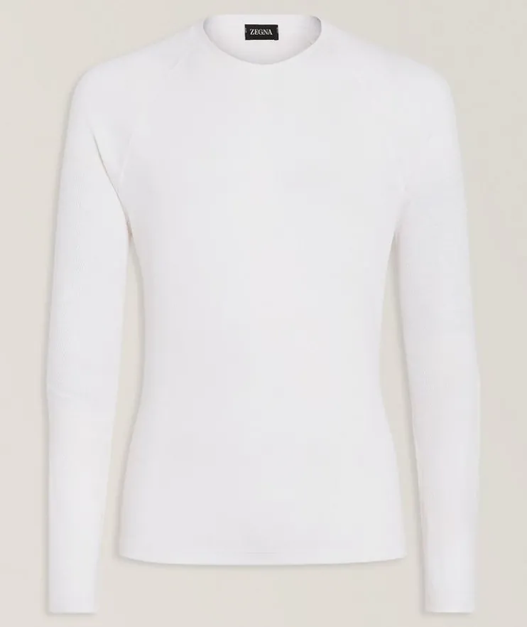 Virgin Wool Raglan T-Shirt