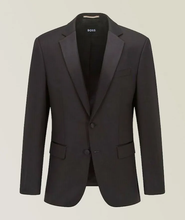 Virgin Wool Serge Tuxedo Jacket