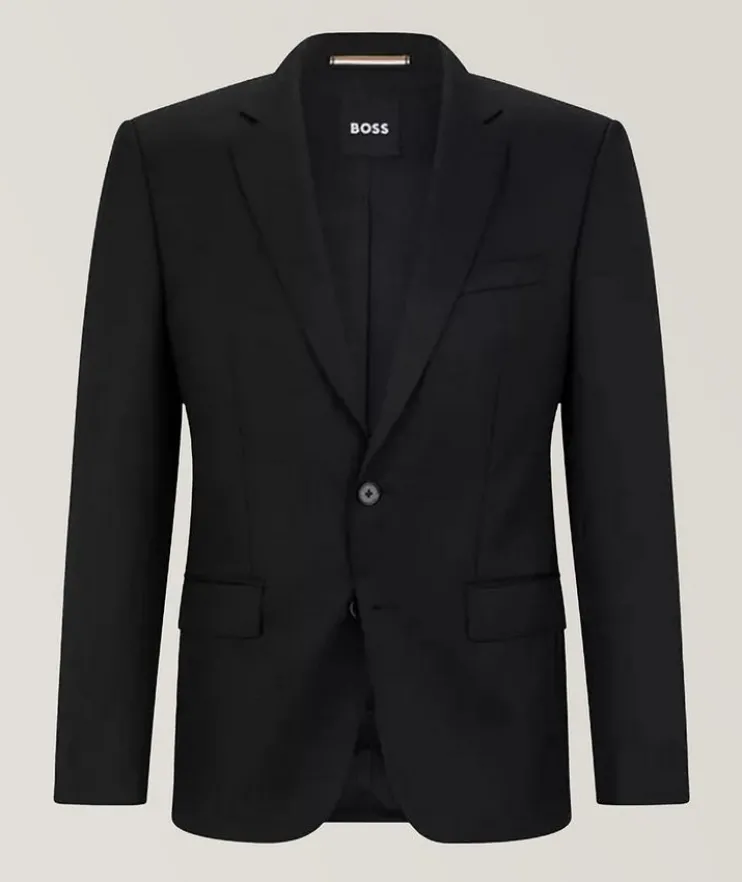 Virgin Wool Serge Suit Jacket