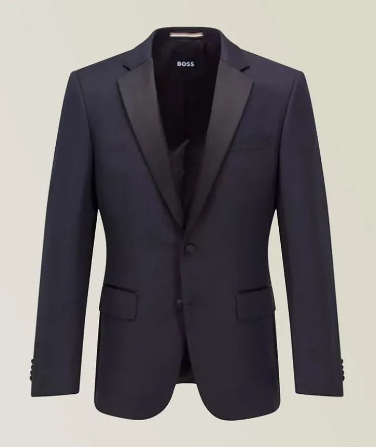 Virgin Wool Serge Tuxedo Jacket