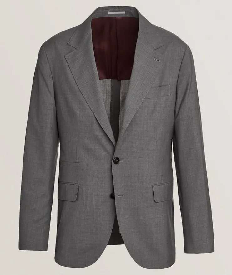 Virgin Wool-Silk Sport Jacket