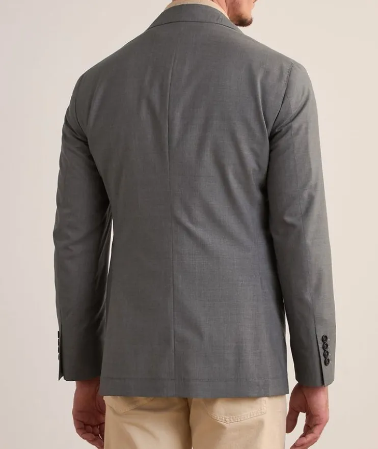 Virgin Wool-Silk Sport Jacket