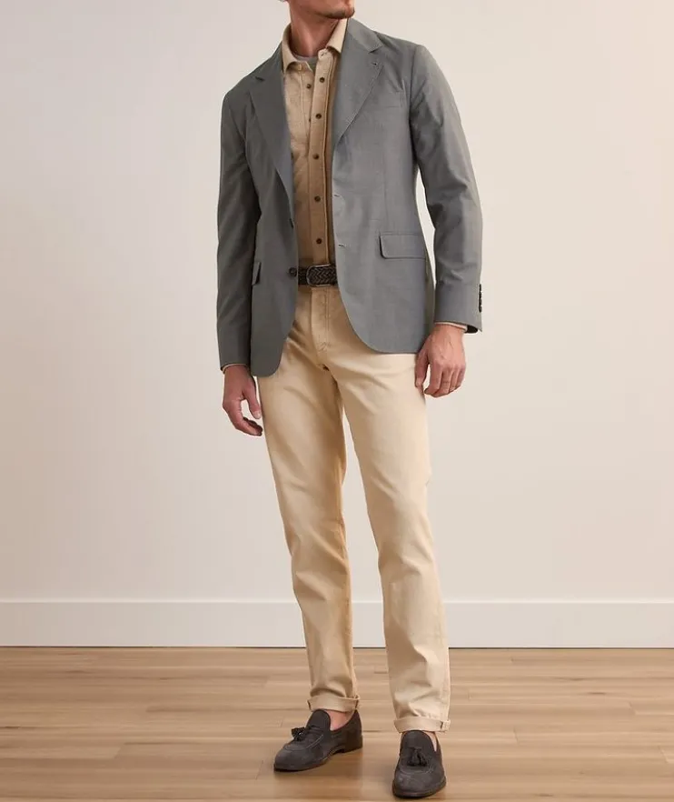 Virgin Wool-Silk Sport Jacket