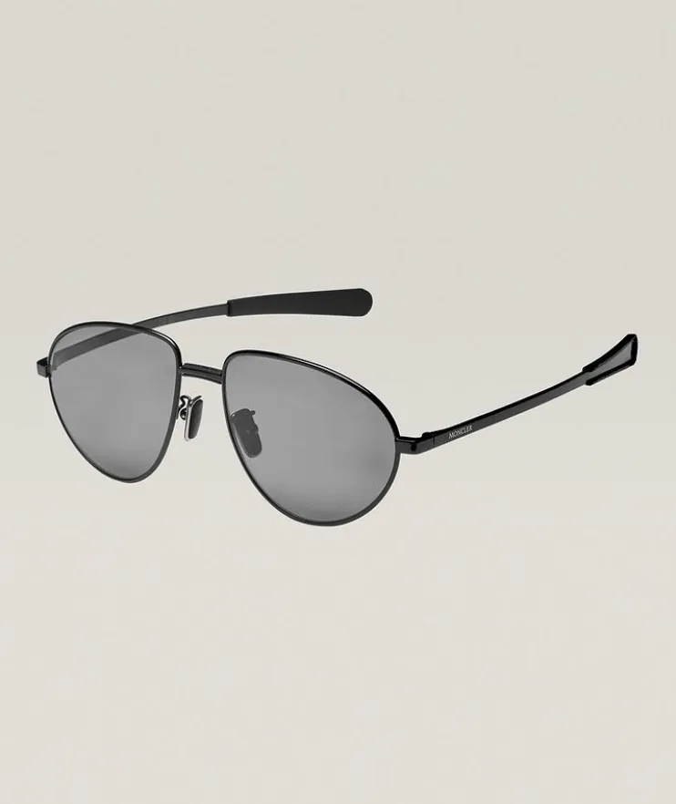 Vizla Matte Polarized Pilot Sunglasses
