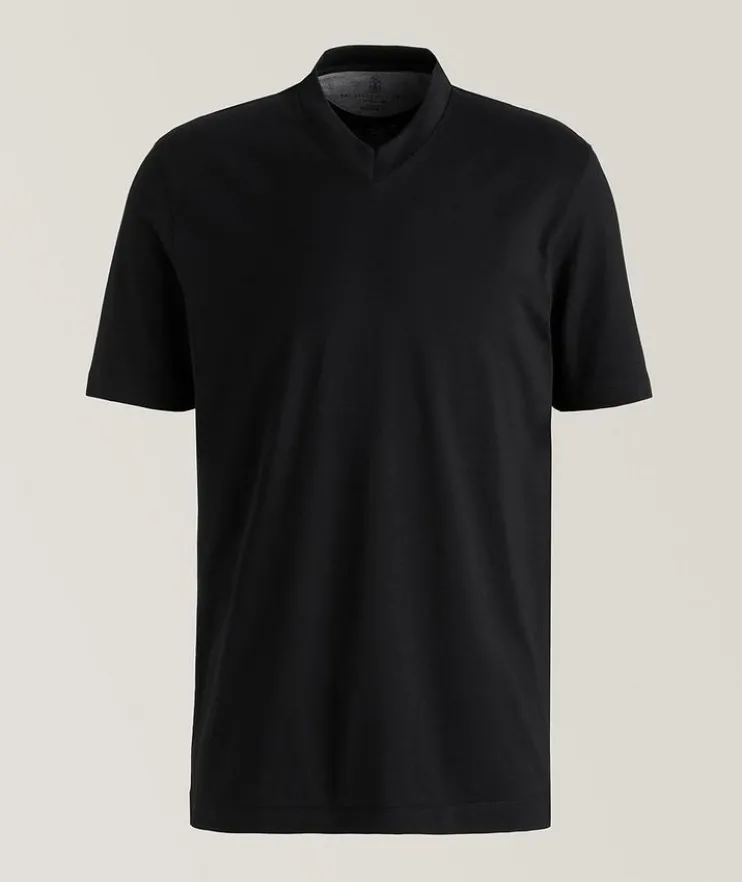 V-Neck Cotton T-Shirt