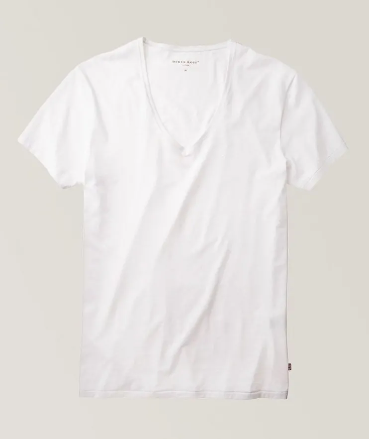 V-Neck Cotton T-Shirt