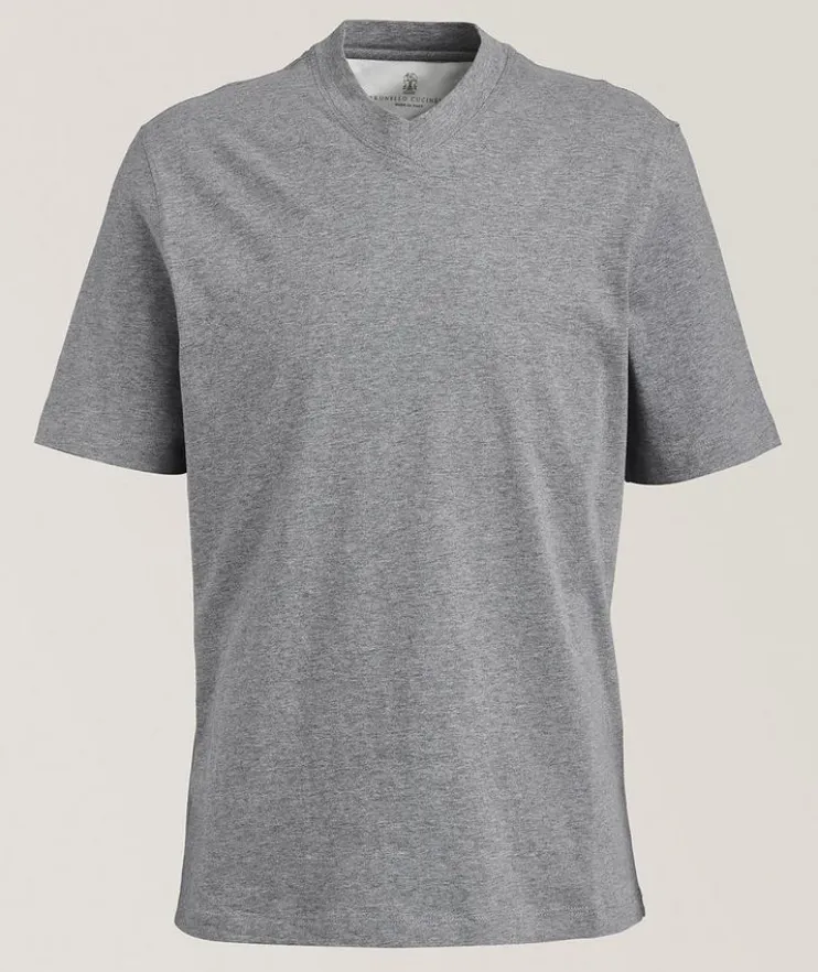 V-Neck Cotton T-Shirt