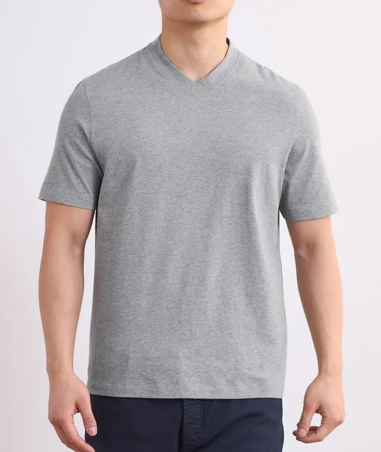 V-Neck Cotton T-Shirt