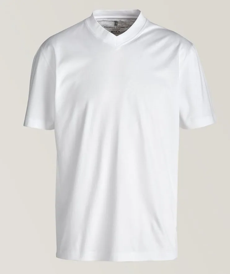 V-Neck Cotton T-Shirt