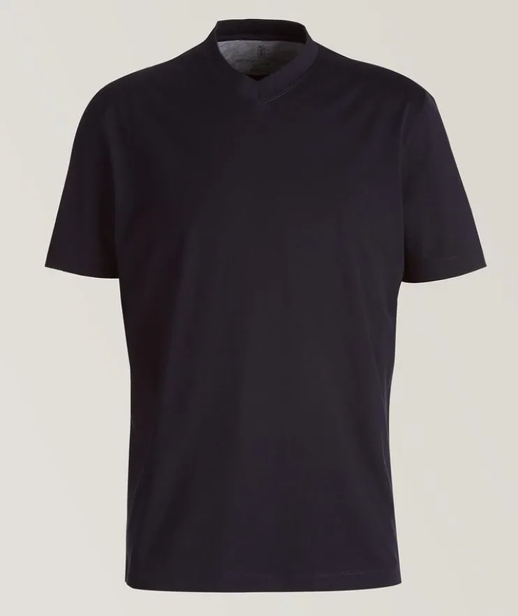 V-Neck Cotton T-Shirt