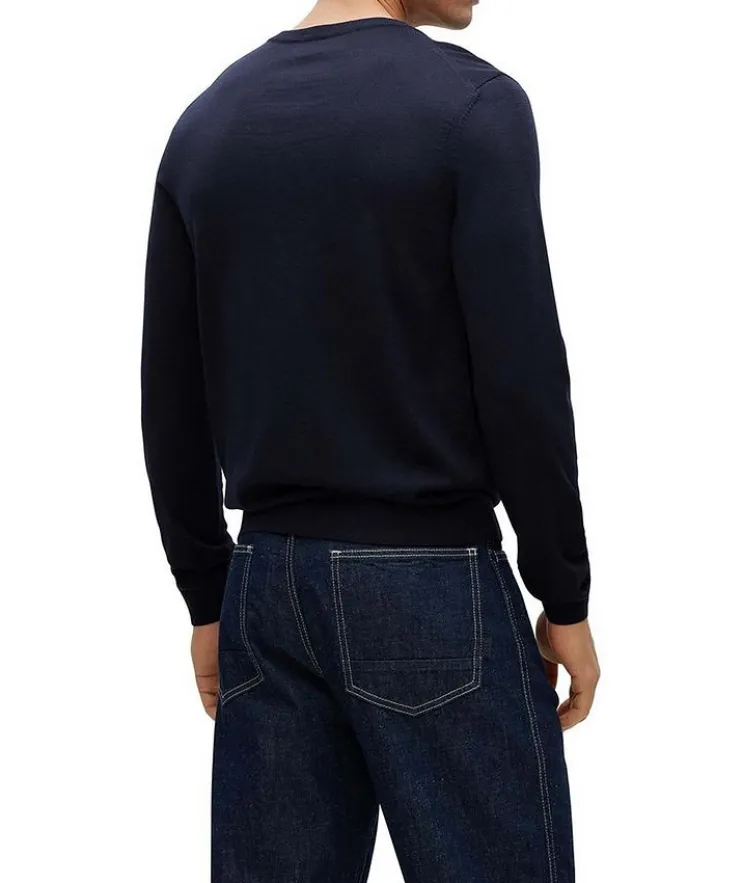 V-Neck Virgin-Wool Sweater