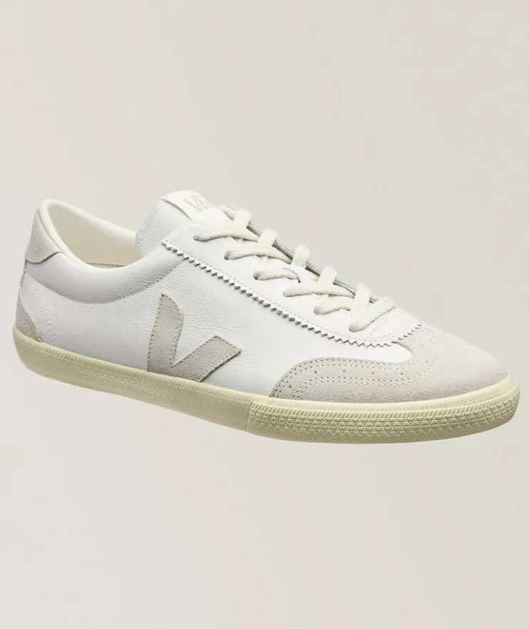 Volley Suede & Leather Wingtip Sneakers