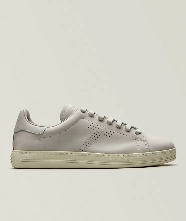 Warwick Perforated Nubuck Leather Sneakers