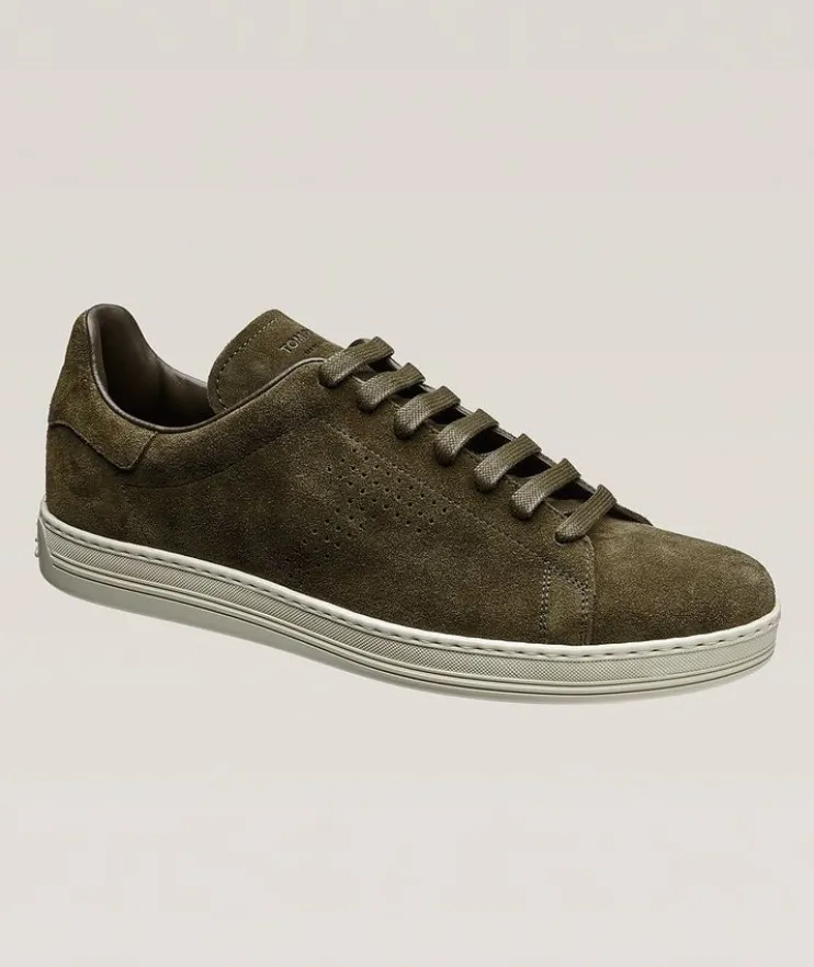 Warwick Perforated Suede Sneakers