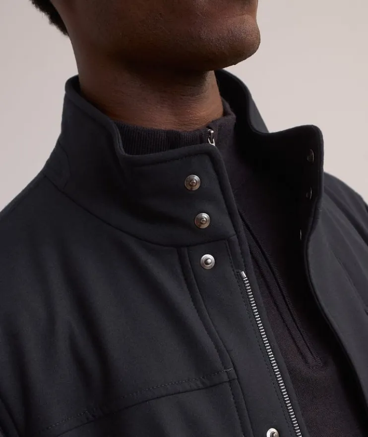 Water Resistant Cashmere Field Jacket
