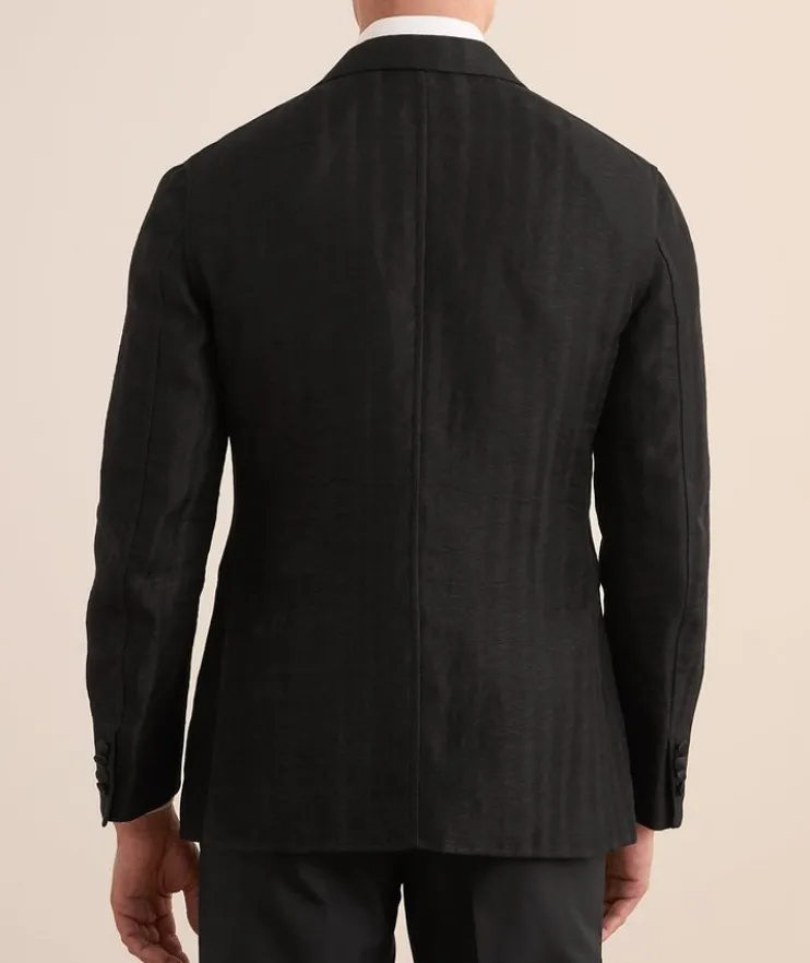 Wave Cotton-Blend Tuxedo Jacket
