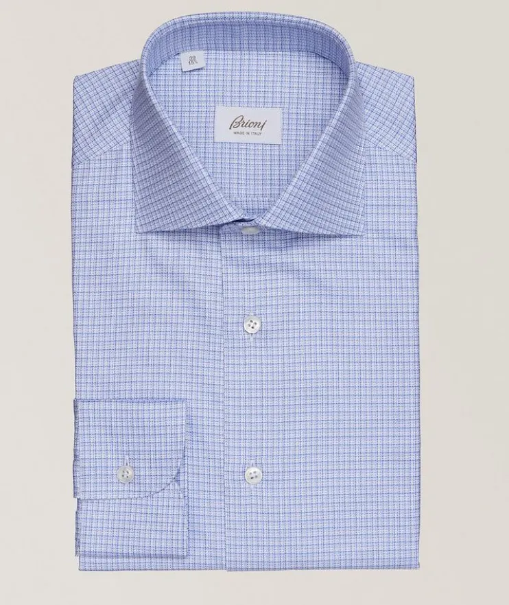 William Check Cotton Dress Shirt