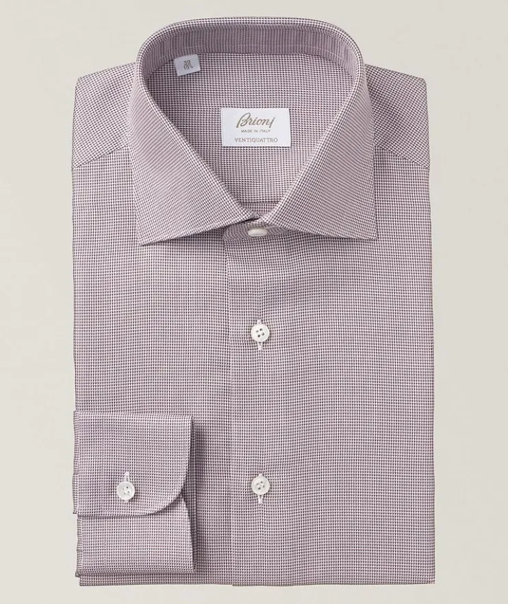 William Micro Houndstooth Dress Shirt