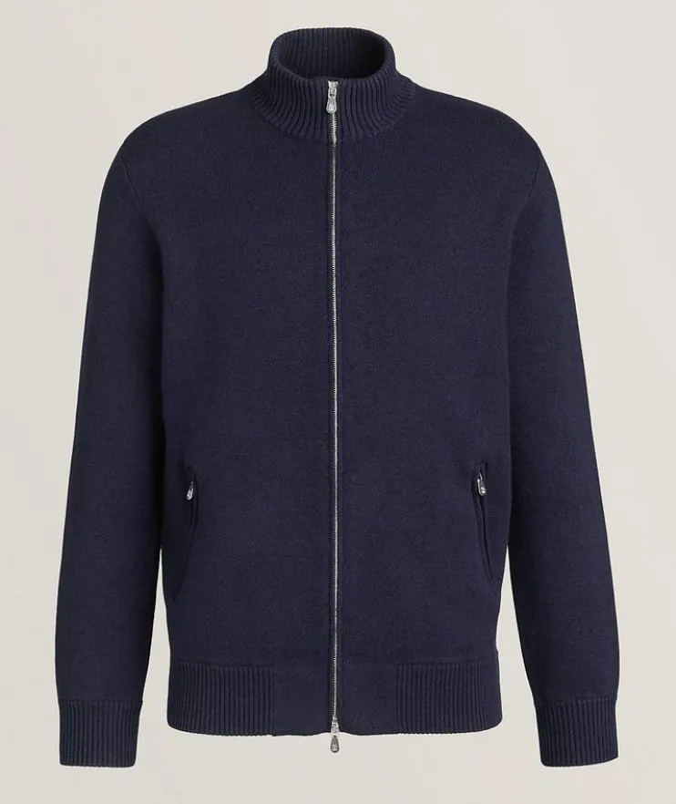 Wool, Cashmere & Silk Bomber