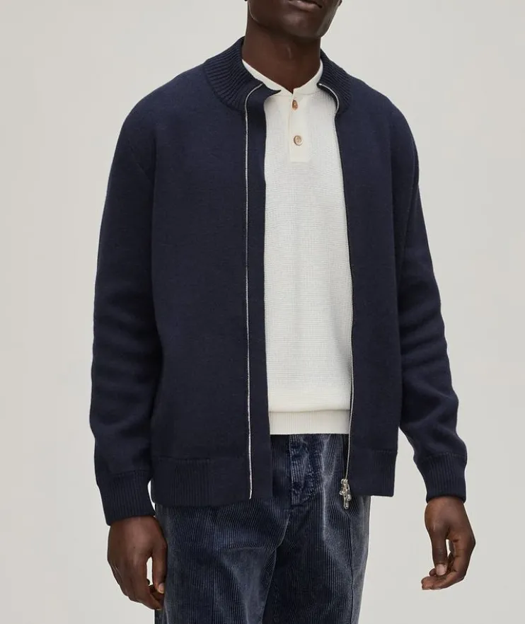 Wool, Cashmere & Silk Bomber