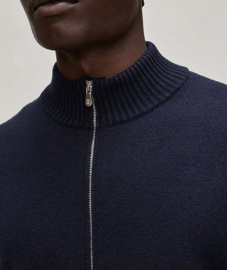 Wool, Cashmere & Silk Bomber