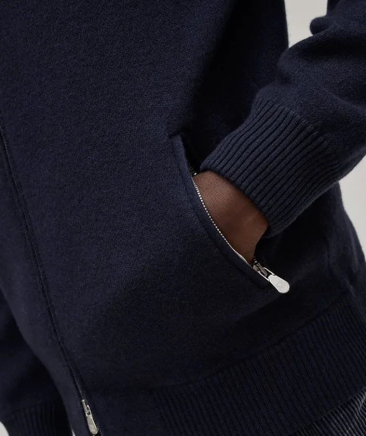 Wool, Cashmere & Silk Bomber