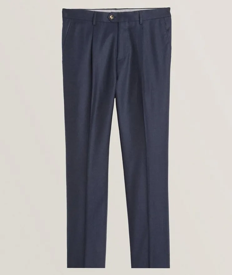 Wool Flannel Dress Pants
