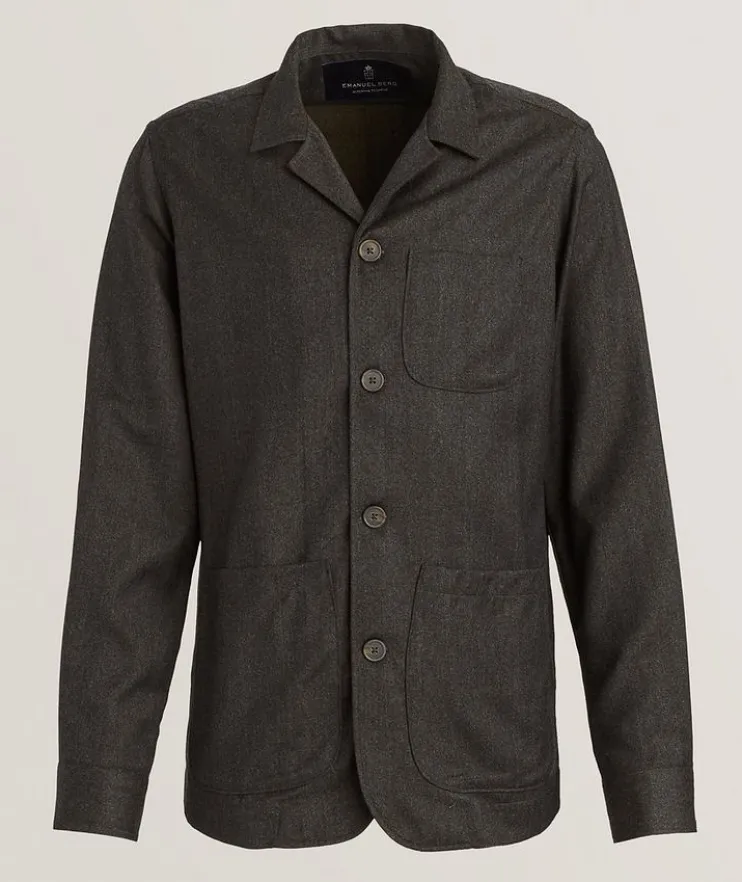 Wool Flannel Overshirt