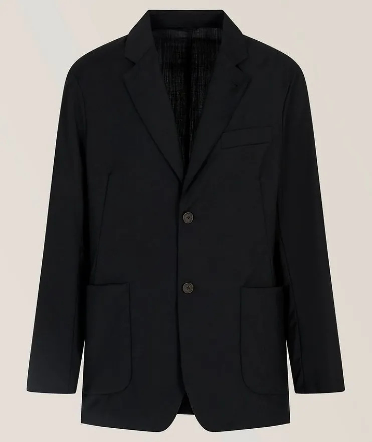 Wool Poplin Sport Jacket