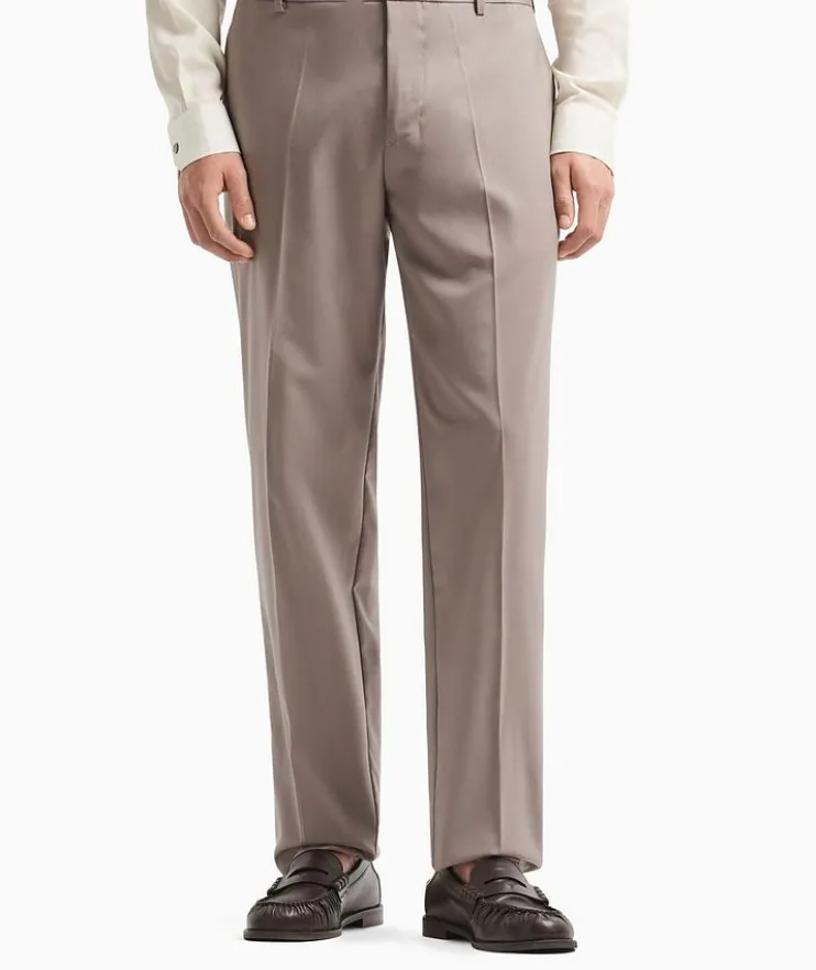 Wool Twill Dress Pants
